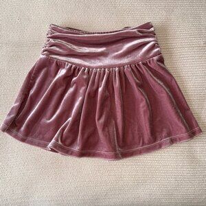 Pink Velvet Zara Girl's Skirt